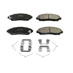 Honda Pilot Brake Pads - Front - PowerStop - Z17 Evolution Plus Ceramic - 2021 Honda Pilot Brake Pads - Front - PowerStop - Z17 Evolution Plus Ceramic - 2021