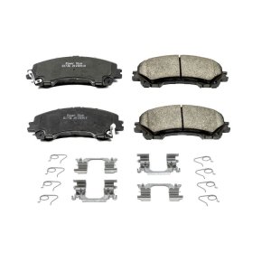 Infiniti Q50 Brake Pads - Front - PowerStop - Z17 Evolution Ceramic + Hardware - `14-`19 Infiniti Q50 Brake Pads - Front - PowerStop - Z17 Evolution Ceramic + Hardware - `14-`19