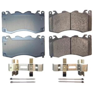Ford Mustang Brake Kit - Front - PowerStop - Z17 Evolution Plus Ceramic Brake Pads - 2024+