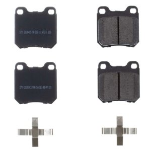 Cadillac Catera Brake Pads - Rear - PowerStop - Z17 Evolution + Hardware - `97-`01