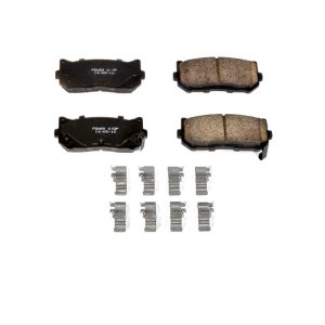 Kia Sephia Brake Pads - Rear - PowerStop - Z17 Evolution Ceramic - `98-`01 Kia Sephia Brake Pads - Rear - PowerStop - Z17 Evolution Ceramic - `98-`01