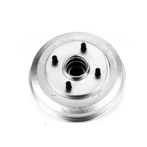 Ford Focus Brake Drum - Rear - PowerStop - Autospecialty High Temp Coated - Silver - `00-`08