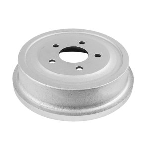 Pontiac Torrent Brake Drum (1) - Rear - PowerStop - High Temp Coated - Silver - 2006