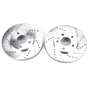 Chevrolet HHR Brake Rotors (2) - Front - PowerStop - Evolution Drilled & Slotted - `06-`11