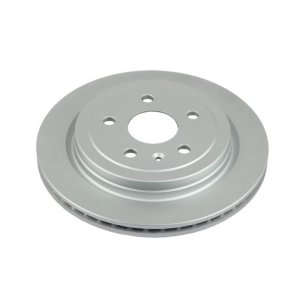 Cadillac CTS Brake Rotor(1) - Rear - PowerStop - Evolution Geomet Coated - Silver - `08-`18