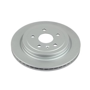Cadillac CTS Brake Rotor(1) - Rear - PowerStop - Evolution Geomet Coated - Silver - `08-`18