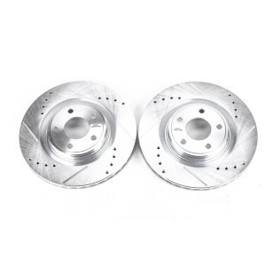 Chevrolet Cobalt Brake Rotors (2) - Front - PowerStop - Evolution Drilled & Slotted - `07-`10