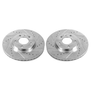 Buick LaCrosse Brake Rotors (2) - Front - PowerStop - Evolution Drilled & Slotted - `17-`19