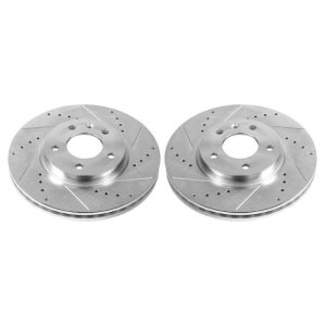 Buick LaCrosse Brake Rotors (2) - Front - PowerStop - Evolution Drilled & Slotted - `17-`19