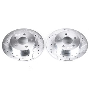 Chevrolet Cobalt Brake Rotors (2) - Rear - PowerStop - Evolution Drilled & Slotted - `05-`08