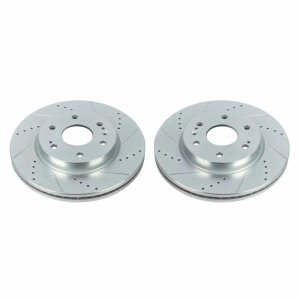 Chevrolet Silverado 1500 Brake Rotors (2) - Front - PowerStop - Evolution Drilled & Slotted - `19-`20