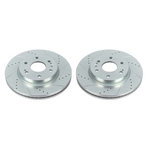 Chevrolet Silverado 1500 Brake Rotors (2) - Front - PowerStop - Evolution Drilled & Slotted - `19-`20