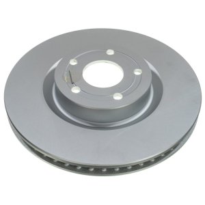 Lincoln Corsair Brake Rotor (1) - Front - PowerStop - Evolution Coated (Genuine GEOMET 360 Fully Coated) - Silver - `21-`22