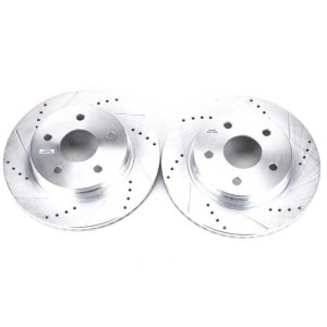 Chrysler Aspen Brake Rotors (2) - Front - PowerStop - Evolution Drilled & Slotted - `07-`09