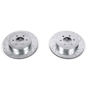 Dodge Dakota Brake Rotors (2) - Front - PowerStop - Evolution Drilled & Slotted - `03-`04