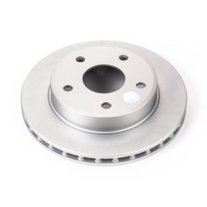 Dodge Dakota Brake Rotor (1) - Front - PowerStop - Evolution Geomet Coated - Silver - `05-`11
