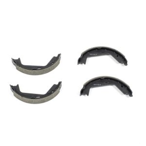 Volvo S60 Parking Brake Shoes - Rear - PowerStop - Autospecialty - Black - `06-`09