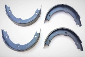 Hummer H3 Brake Shoes - Rear - PowerStop - Autospecialty Parking - Black - `06-`10