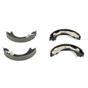 Land Rover LR3 Parking Brake Shoes - Rear - PowerStop - Autospecialty - Black - `06-`09