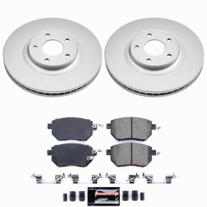 Infiniti FX35 Brake Kit - Front - PowerStop - Z23 Coated - `03-`05