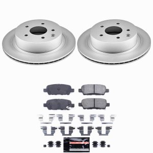 Infiniti G35 Brake Kit - Rear - PowerStop - Z23 Evolution Coated - `03-`05