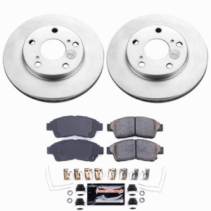 Toyota Camry Brake Kit - Front - PowerStop - Z23 Coated - `92-`01