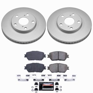Toyota Camry Brake Kit - Front - PowerStop - Z23 Coated - `02-`06