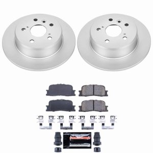 Toyota Highlander Brake Kit - Rear - PowerStop - Z23 Coated - `01-`03