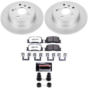 Toyota Highlander Brake Kit - Rear - PowerStop - Z36 Coated Truck & Tow - `01-`03