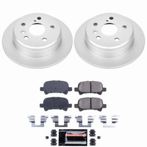 Toyota Camry Brake Kit - Rear - PowerStop - Z23 Coated - `00-`01