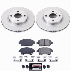 Scion xA Brake Kit - Front - PowerStop - Z23 Coated - `04-`06