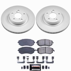 Saab 9-2X Brake Kit - Front - PowerStop - Z23 Coated - `05-`06