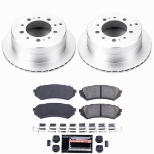 Lexus LX470 Brake Kit - Rear - PowerStop - Z23 Coated - `98-`07