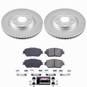 Toyota Camry Brake Kit - Front - PowerStop - Z23 Coated - `02-`04