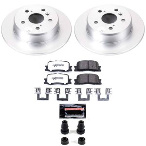 Toyota Highlander Brake Kit - Rear - PowerStop - Z36 Coated Truck & Tow - `01-`03