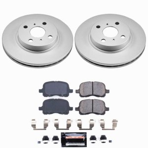Chevrolet Prizm Brake Kit - Front - PowerStop - Z23 Coated - `98-`02