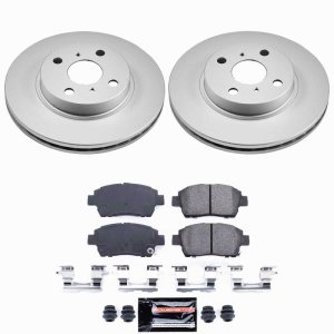 Toyota Prius Brake Kit - Front - PowerStop - Z23 Coated - `01-`03