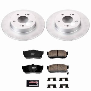Infiniti I30 Brake Kit - Rear - PowerStop - Z23 Evolution Coated - `96-`01