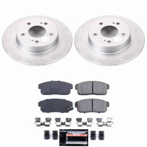 Infiniti I30 Brake Kit - Rear - PowerStop - Z23 Coated Rotors + Brake Pads - 2001