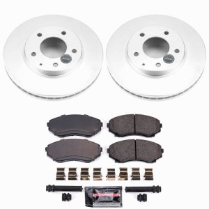 Mazda MPV Brake Kit - Front - PowerStop - Z23 Coated - `00-`06