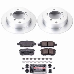 Mitsubishi Lancer Brake Kit - Rear - PowerStop - Z23 Coated - `04-`06