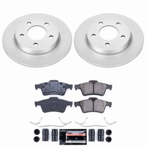 Mazda 3 Brake Kit - Rear - PowerStop - Z23 Coated - `04-`05