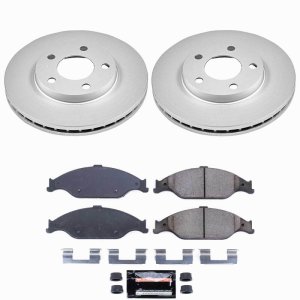 Ford Mustang Brake Kit - Front - PowerStop - Z23 Coated - `99-`04