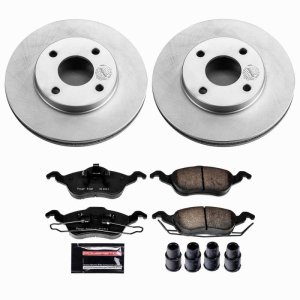 Ford Focus Brake Kit - Front - PowerStop - Z23 Coated - `00-`04