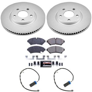 Cadillac Seville Brake Kit - Front - PowerStop - Z23 Coated - `98-`02