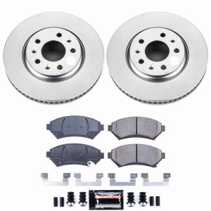Cadillac Seville Brake Kit - Front - PowerStop - Z23 Coated - `03-`04