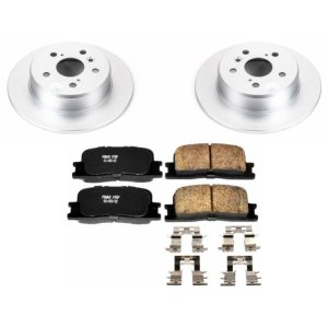 Toyota Highlander Brake Kit - Rear - PowerStop - Z17 Evolution Geomet Coated - `01-`03