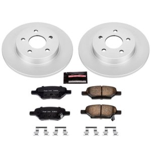 Chevrolet Cobalt Brake Kit - Rear - PowerStop - Z17 Evolution Geomet Coated Rotors + Low-Dust Ceramic Pads - `05-`08