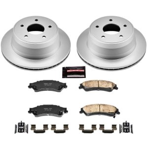 Chevrolet Blazer Brake Kit - Rear - PowerStop - Geomet Coated Rotors + Z17 Low-Dust Ceramic Pads - `97-`05