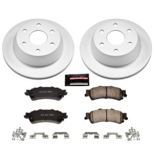 Chevrolet Astro Brake Kit - Rear - PowerStop - Geomet Coated Rotors + Z17 Low-Dust Ceramic Pads - `03-`05